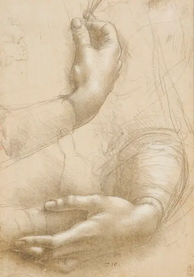 Study of Hands Leonardo da Vinci